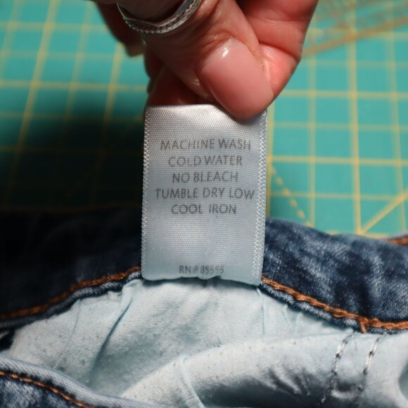 Pistola Distressed Skinny Jeans Womens 27 Blue Y2K Casual Edgy Grunge Rock Alt - Picture 6 of 7